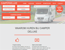 Tablet Screenshot of camperdeluxe.nl